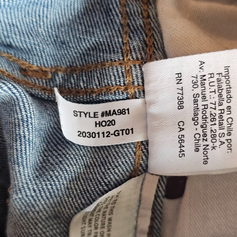 Madewell Jeans Womens 25 10" High Rise Skinny Ankle Button Fly Med Wash Preppy - Picture 11 of 11